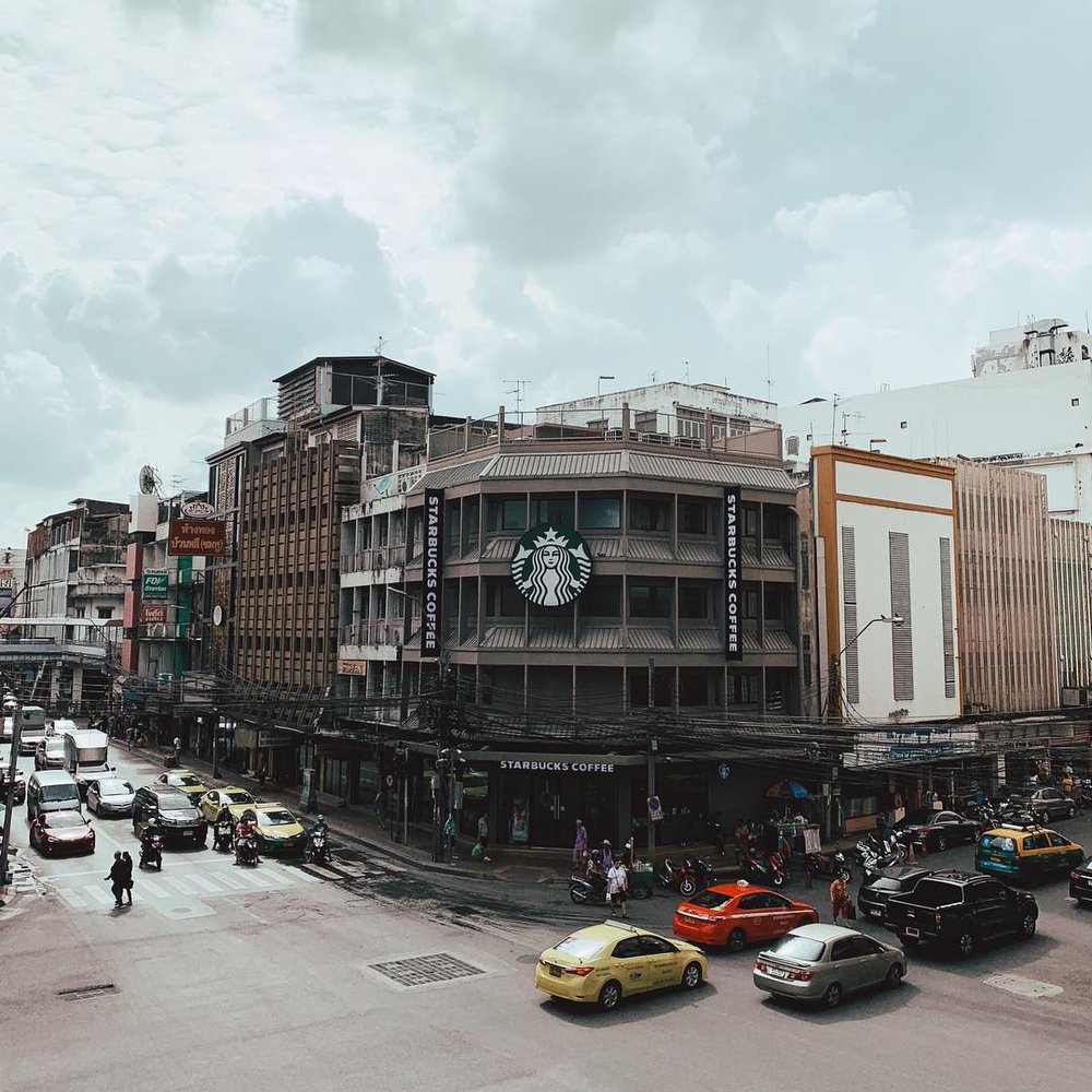 สตาร์บัคส์ วังบูรพา สวยในไทย