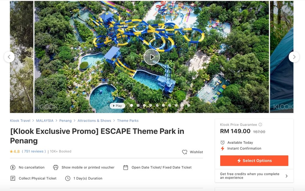 The Complete Guide To ESCAPE Theme Park, Penang Best Rides, Discounted