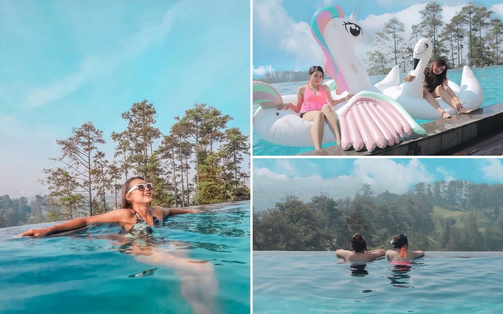 Infinity Pool Swiss Belresort Dago Hotel Bandung