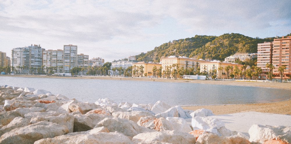 Malaga Beach, Spain