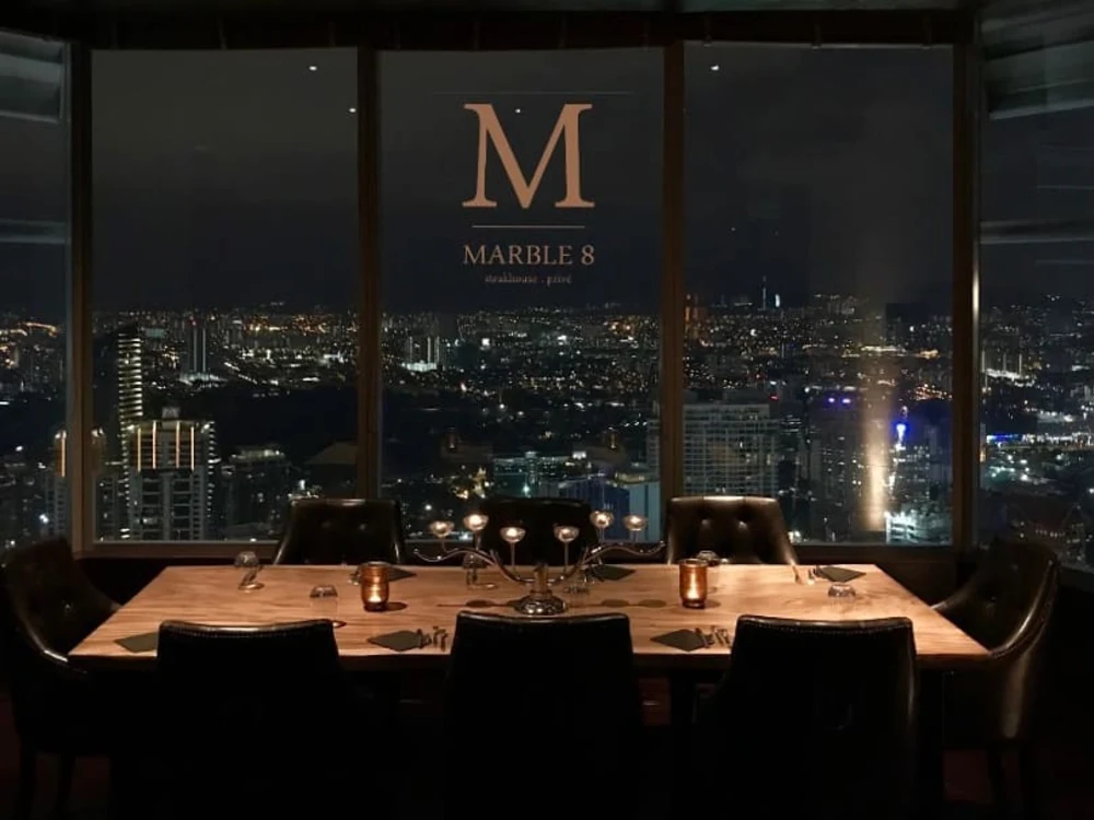 rooftop restaurants bar marble 8