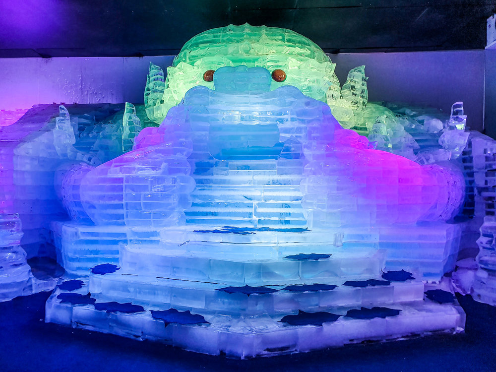 จุดถ่ายภาพน้ำแข็งหนุมานที่ฟรอสท์ เมืองน้ำแข็งพัทยา (FROST Magical Ice of Siam) 