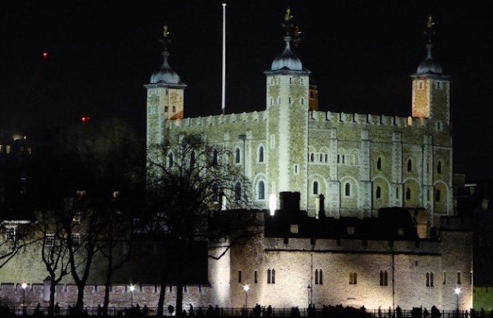 Tower of London White Tower Night