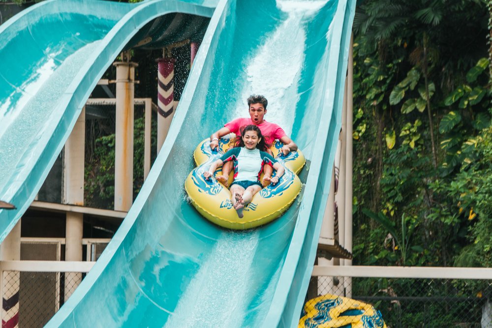 sunway lagoon photo spots slides