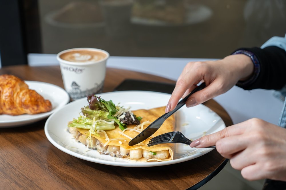Café Crêpe 不同口味Crêpe