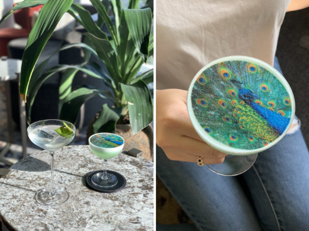 Harvest Queen and The Elixir cocktails at MO Bar Mandarin Oriental Singapore