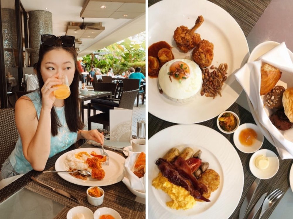 Nasi lemak breakfast at MELT Cafe Mandarin Oriental Singapore