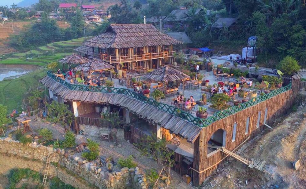  Lá Dao Spa & Coffee House - Ngôi Nhà Gỗ Ấm Cúng Với Tầm Nhìn Thẳng Xuống Thửa Ruộng Bậc Thang Tuyệt Đẹp