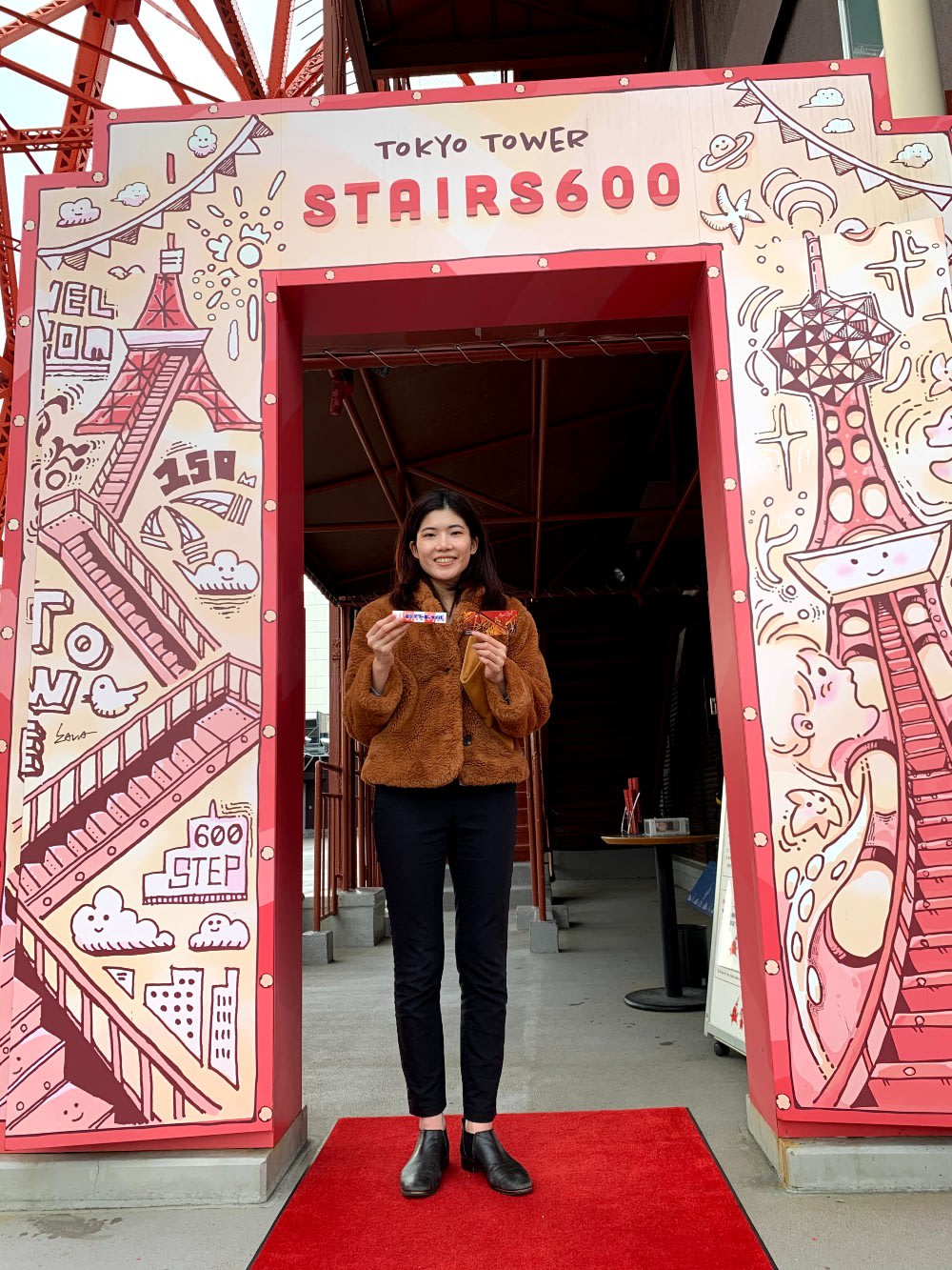 東京タワー外階段入り口