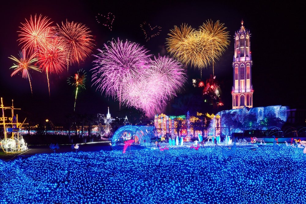 ハウステンボス クリスマス花火