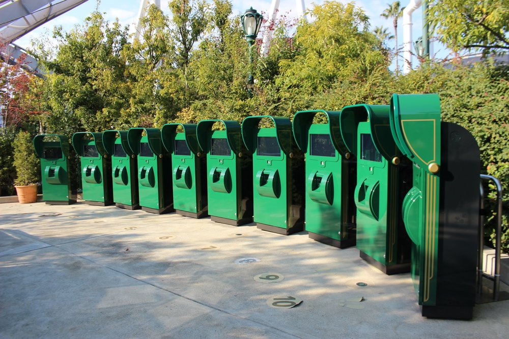 USJハリーポッター発券機