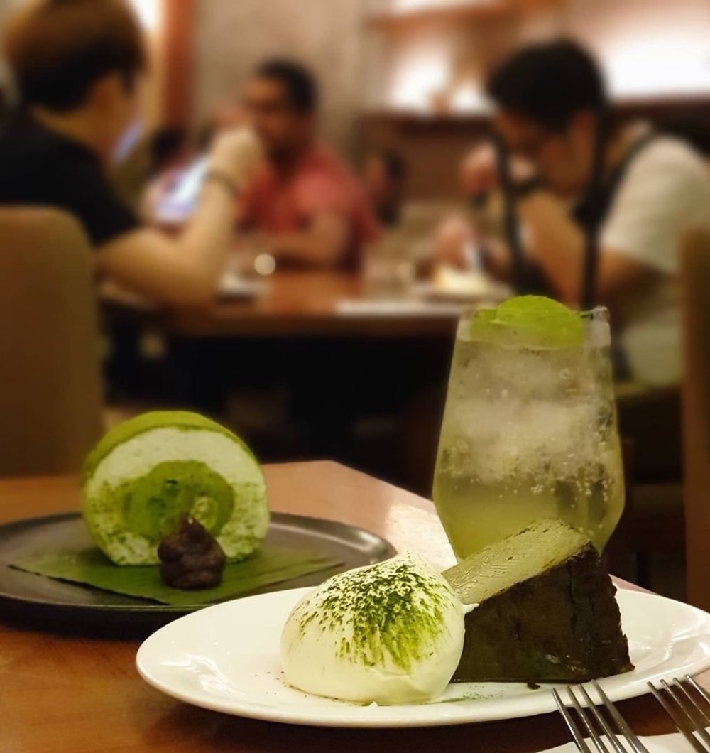 matcha latte dessert cafe kl pj