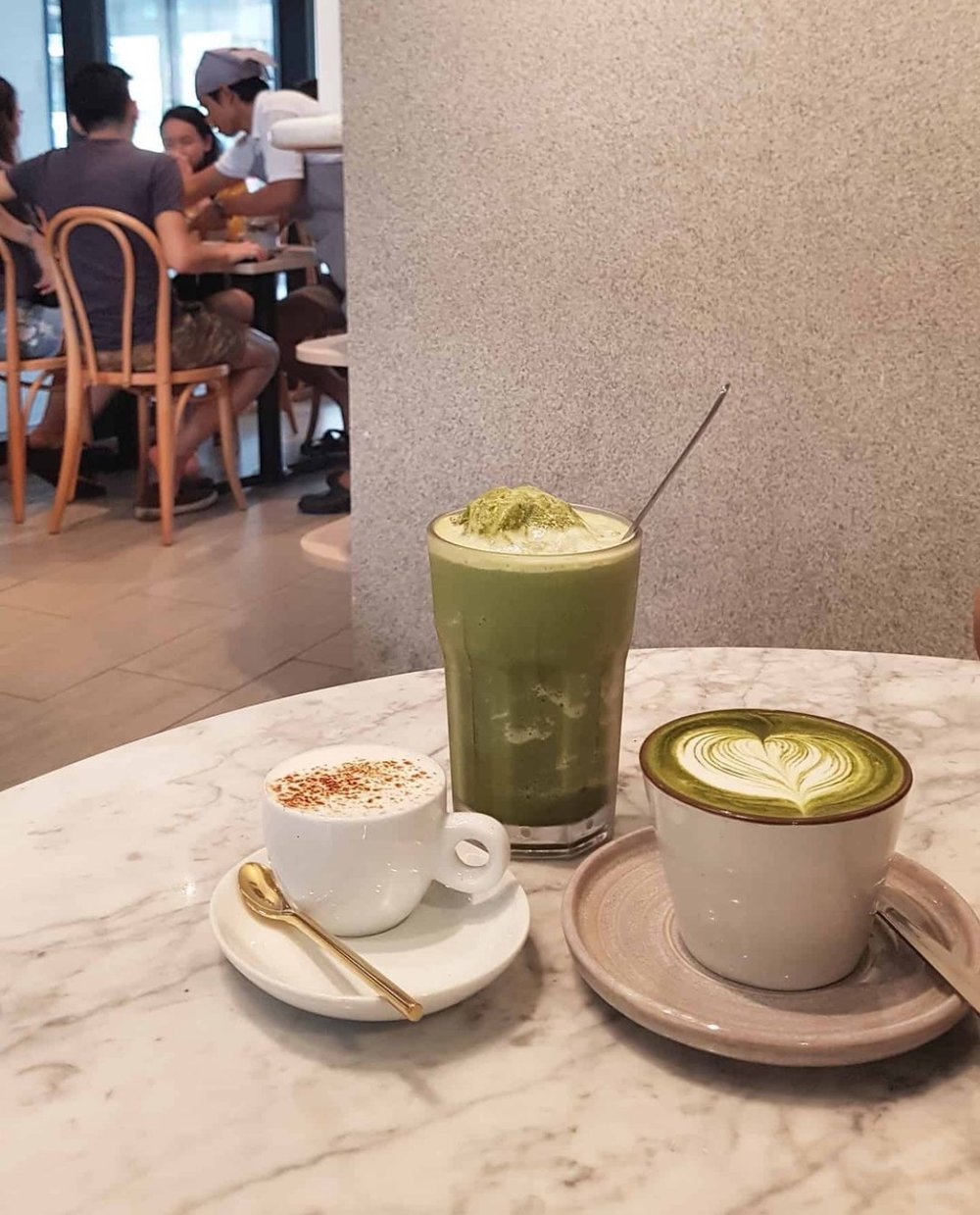matcha latte dessert cafe kl pj