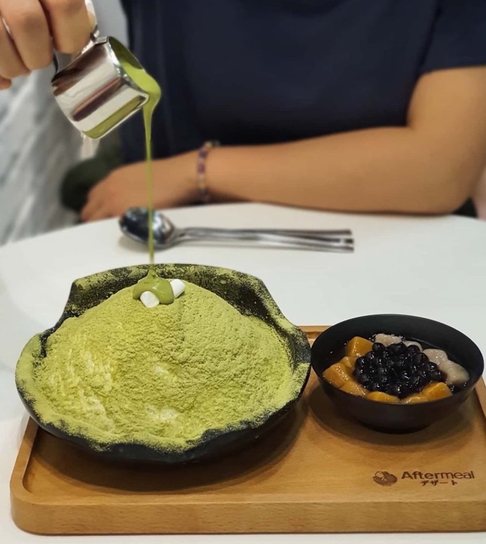 matcha latte dessert cafe kl pj