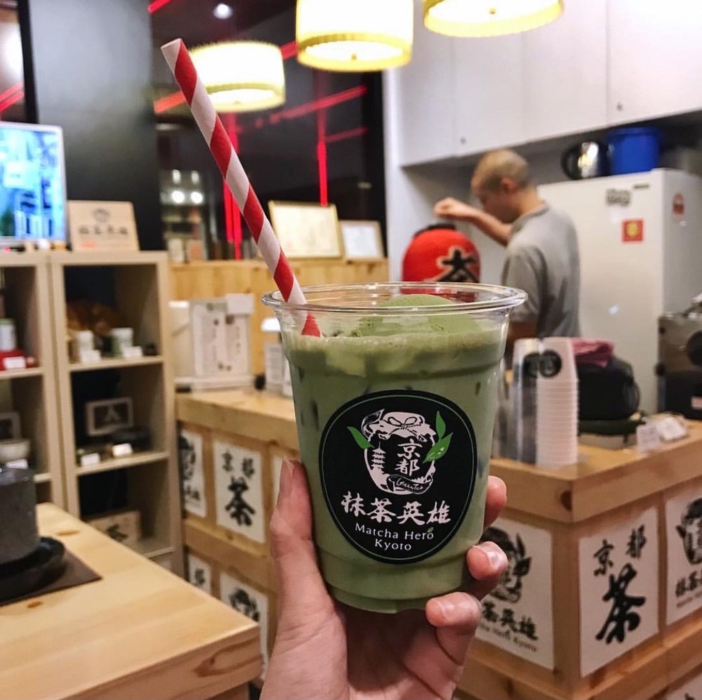 matcha latte dessert cafe kl pj