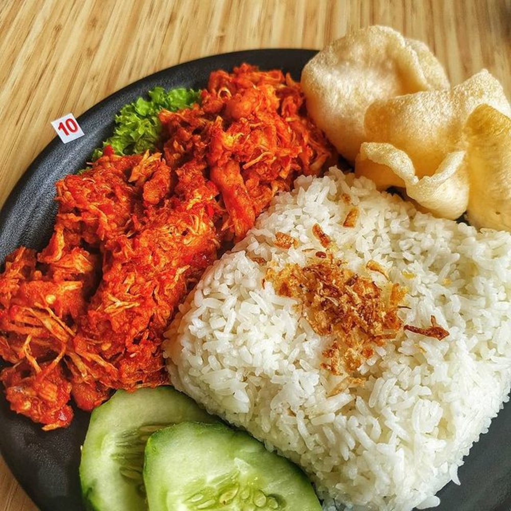 kotak plus ss15 ayam geprek