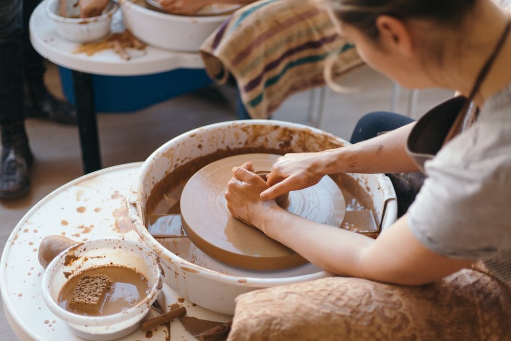 pottery throwing