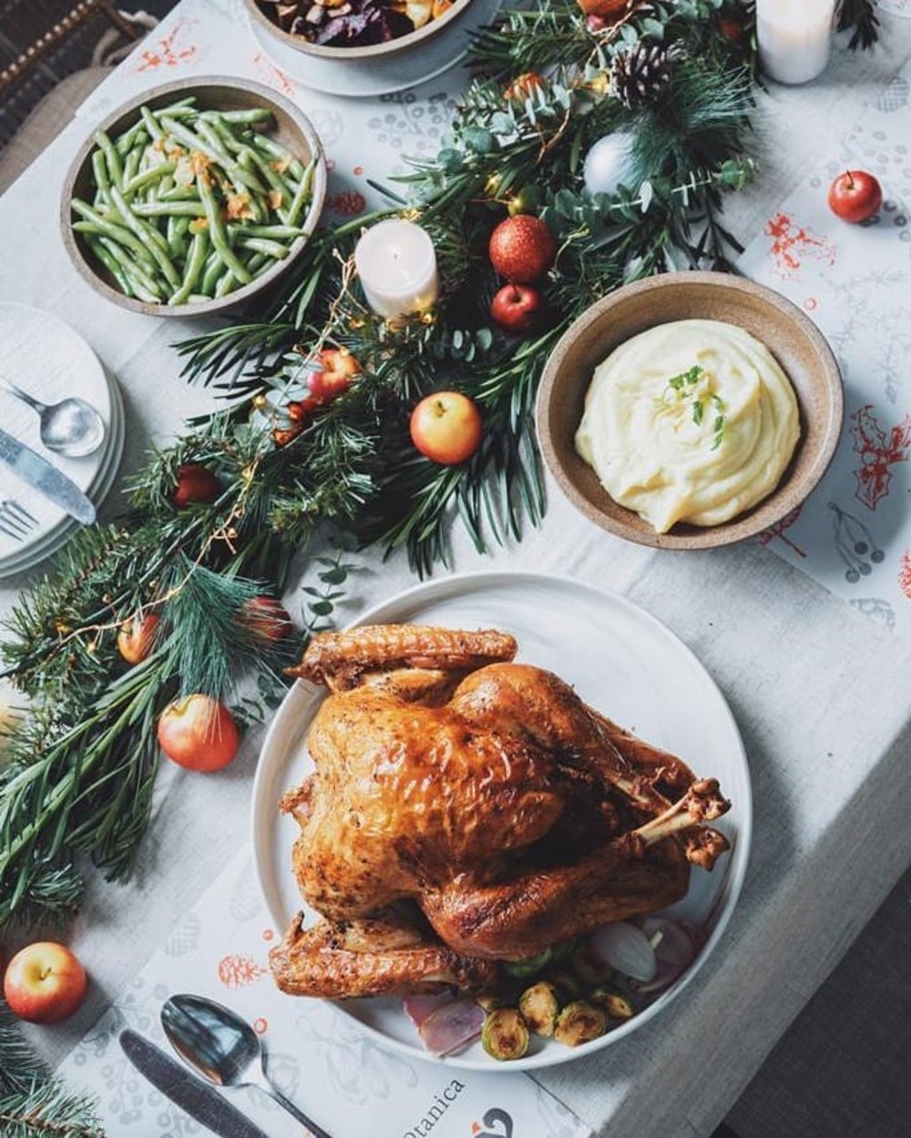 botanica + co christmas dinner food delivery turkey kl