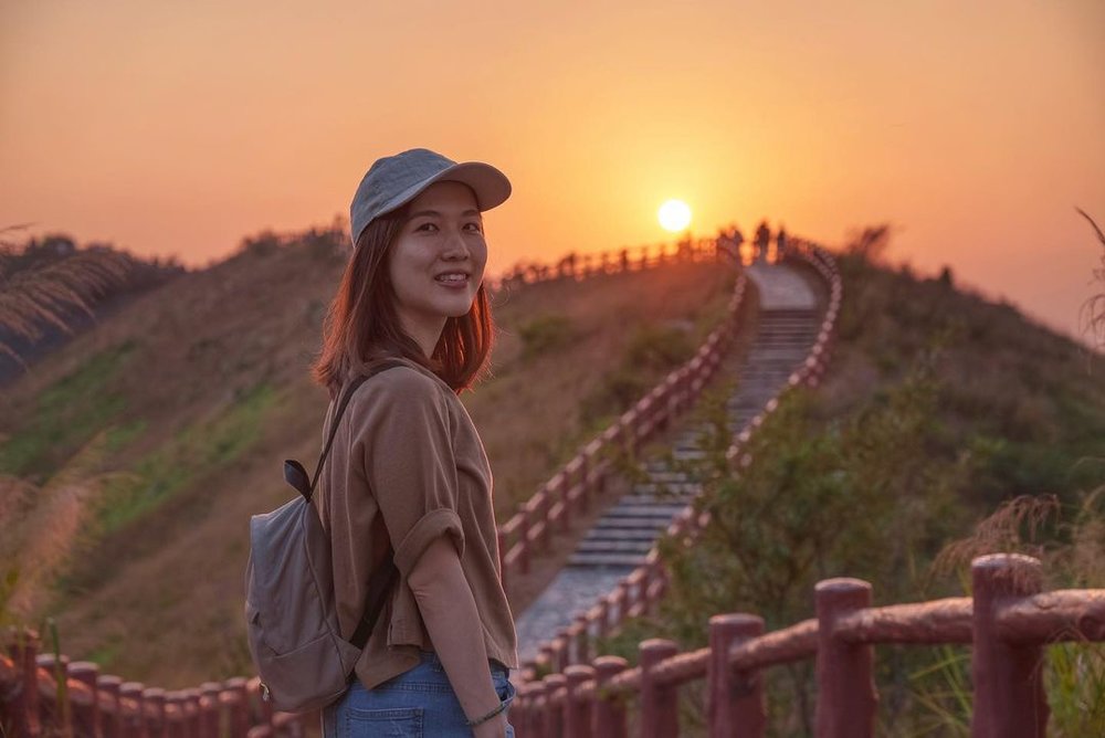  日落時分向大澳虎山行就能拍到如此醉人美景