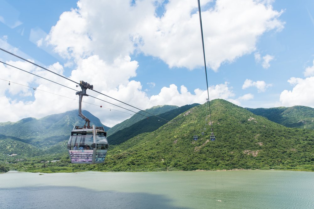 乘坐昂坪纜車展開大嶼山探索之旅