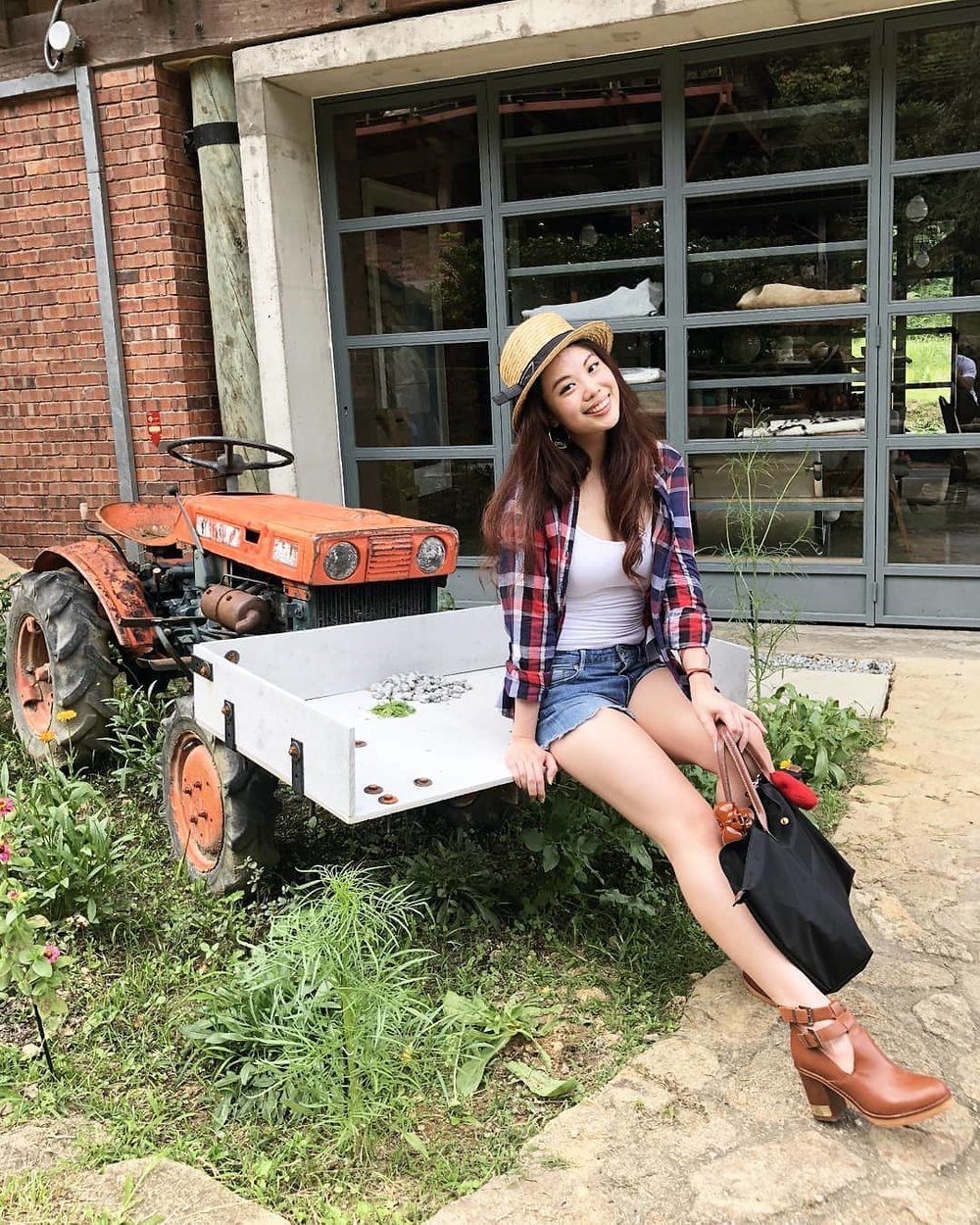 a little farm on the hill