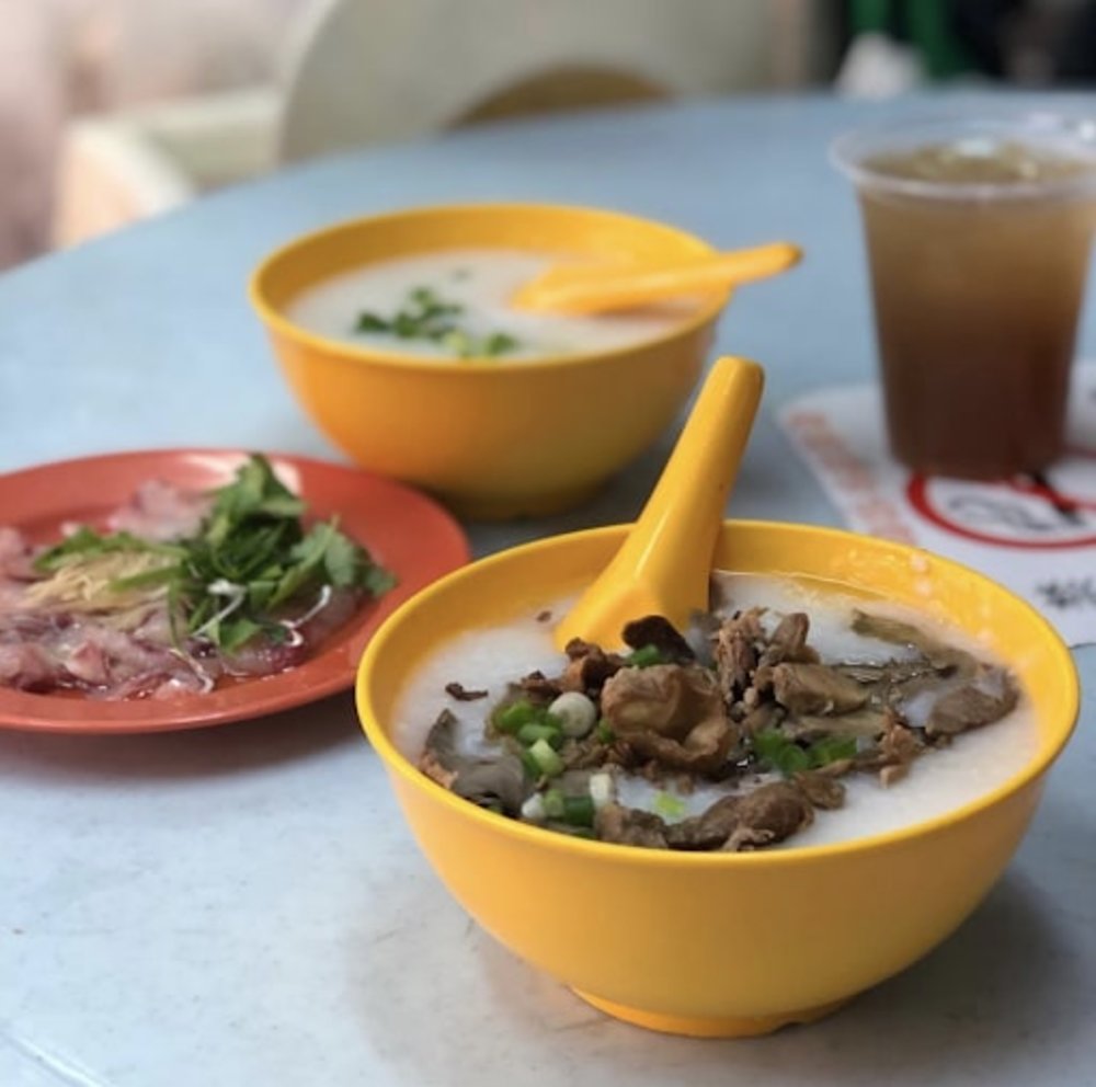 petaling street food hon kee porridge