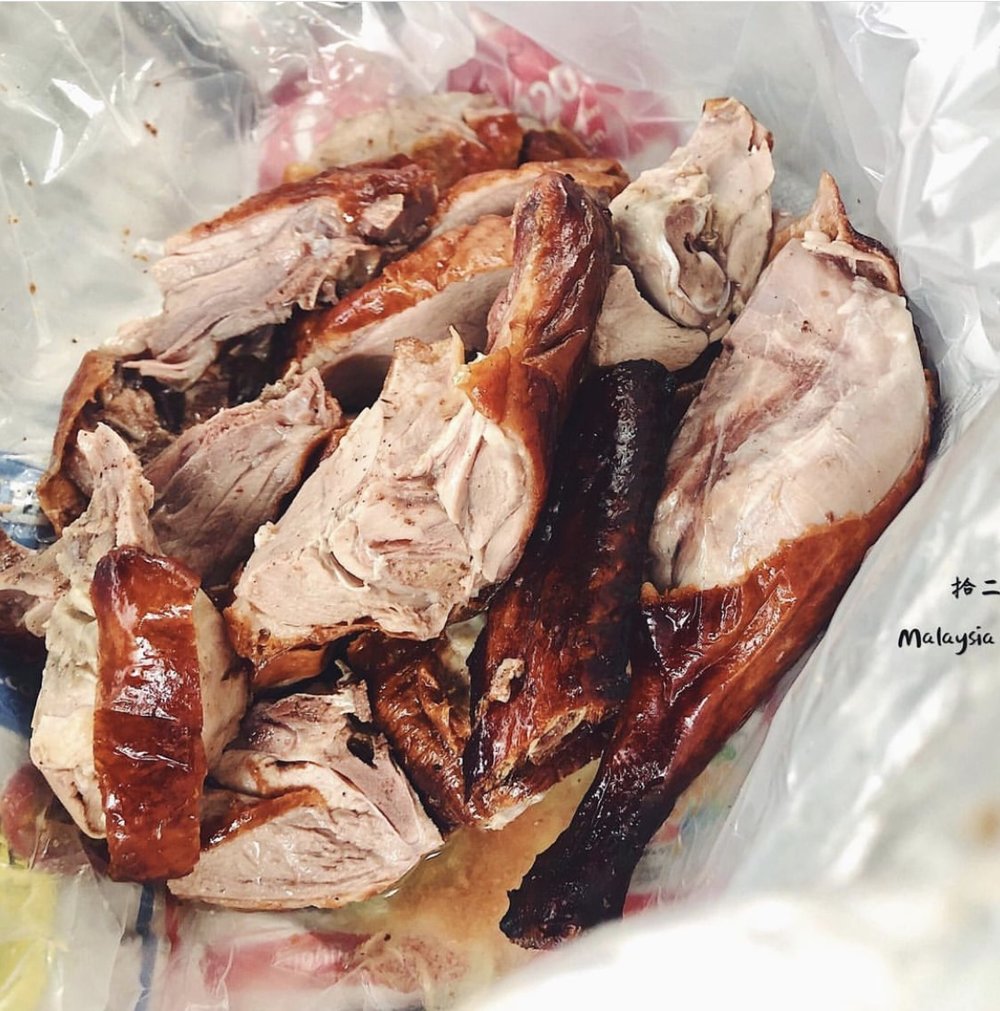 salted roast duck petaling street food kl sze ngan chye