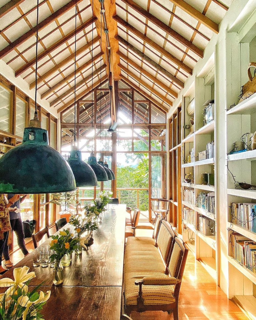 little farm on a hill