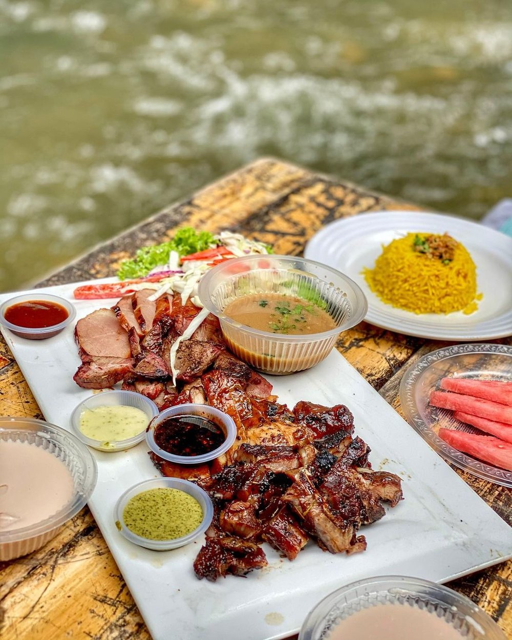 bbq lamb ampang river restaurant