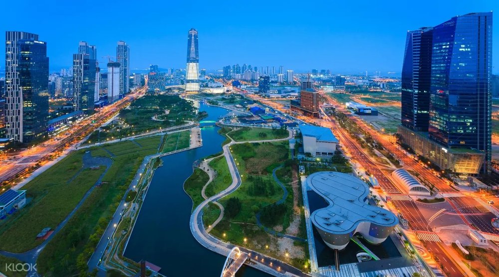 songdo central park incheon korea