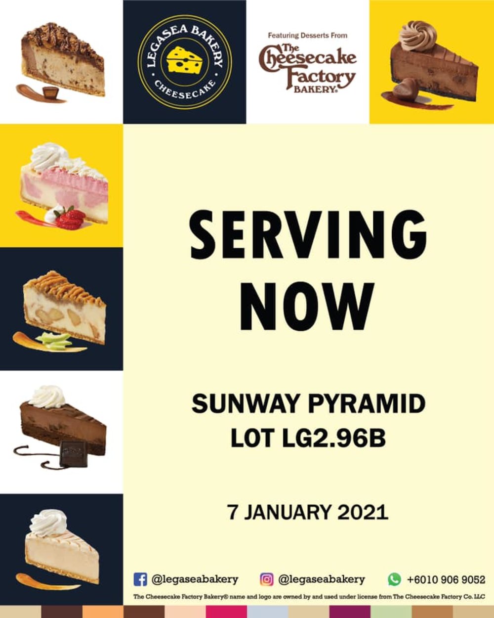 the cheesecake factory sunway pyramid 