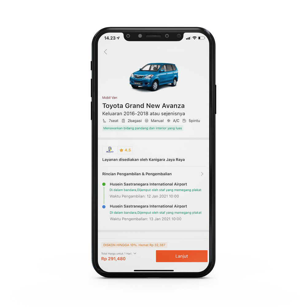 Rental Mobil Bandung Klook - Detail Mobil