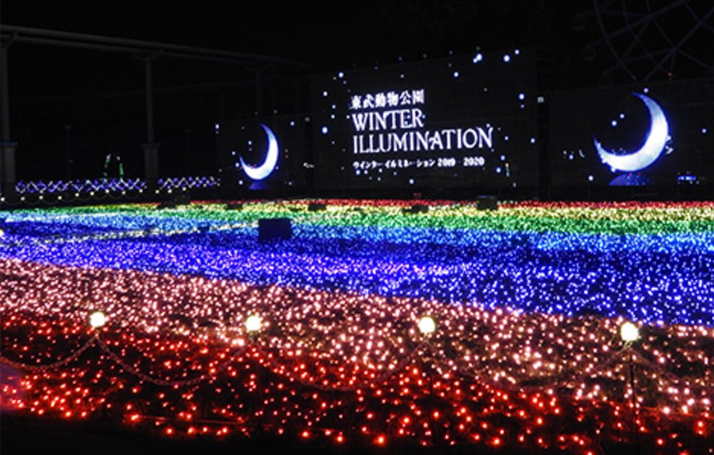 東武動物公園 ウインターイルミネーション