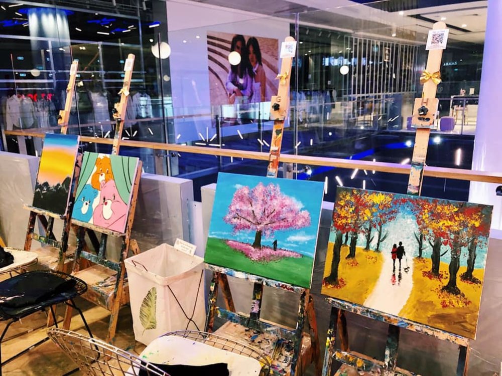SG Cafe de Paris Art Jamming Workshop
