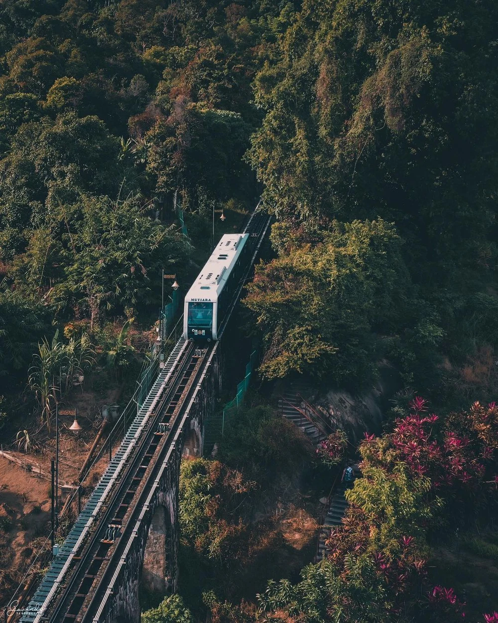 penang hill train funicular