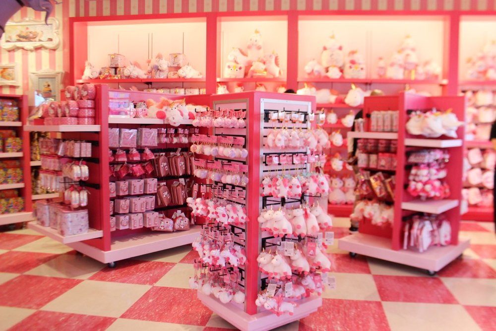 「フラッフィー」グッズコーナー