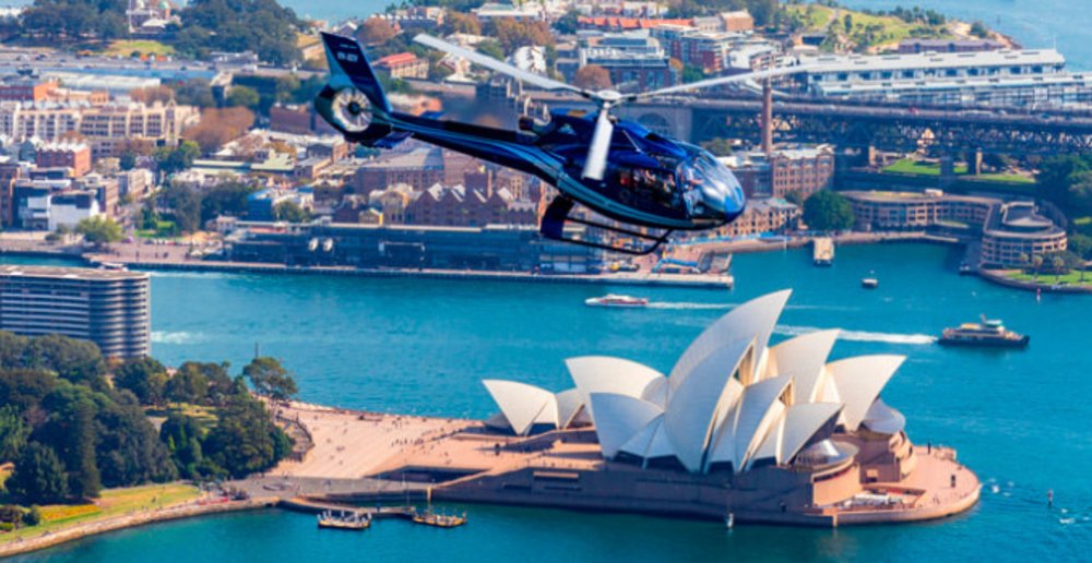 scenic Sydney Harbour helicopter flight