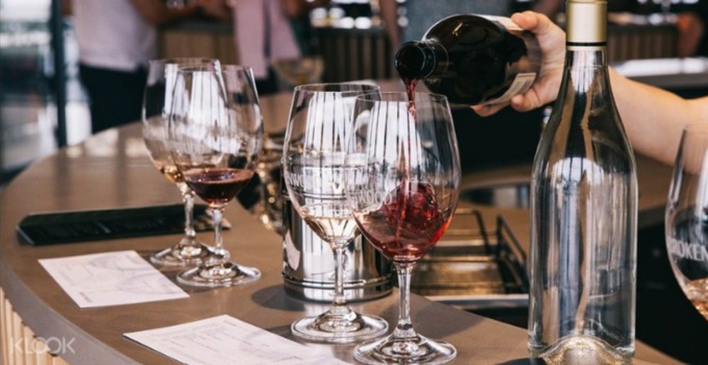 premium wine tasting at Brokenwood Wines