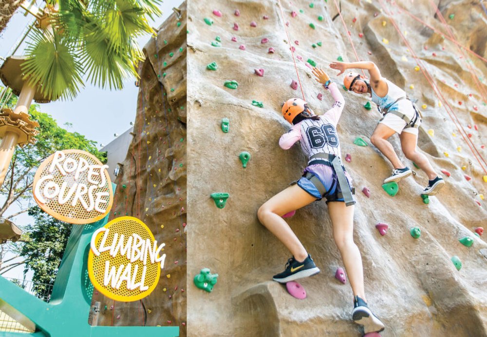 หน้าผาจำลอง วานา นาวา หัวหิน