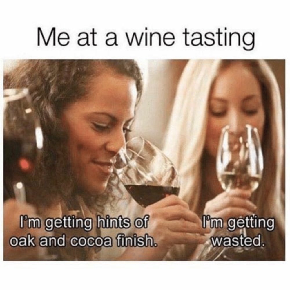 Me at a wine tasting