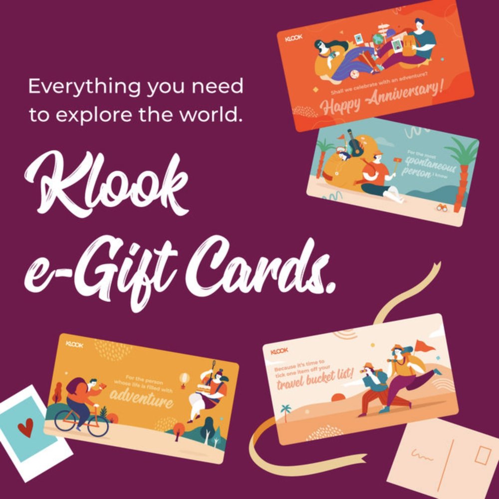 Klook E-Gift Card gift idea in Malaysia