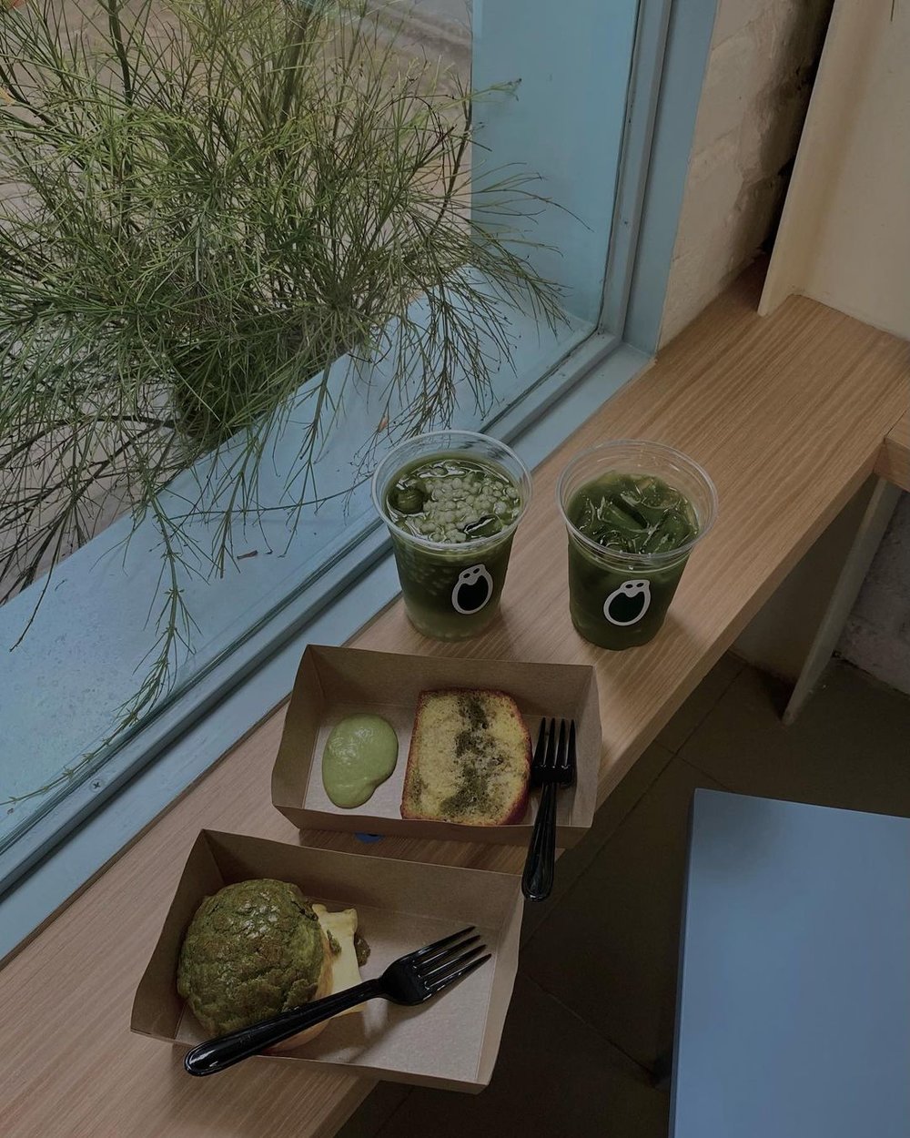 let's go hejau matcha drinks and dessert store gasket alley