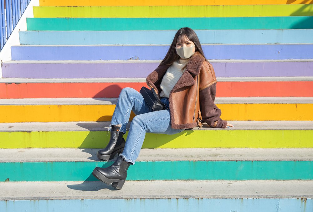 よみうりランド レインボー階段