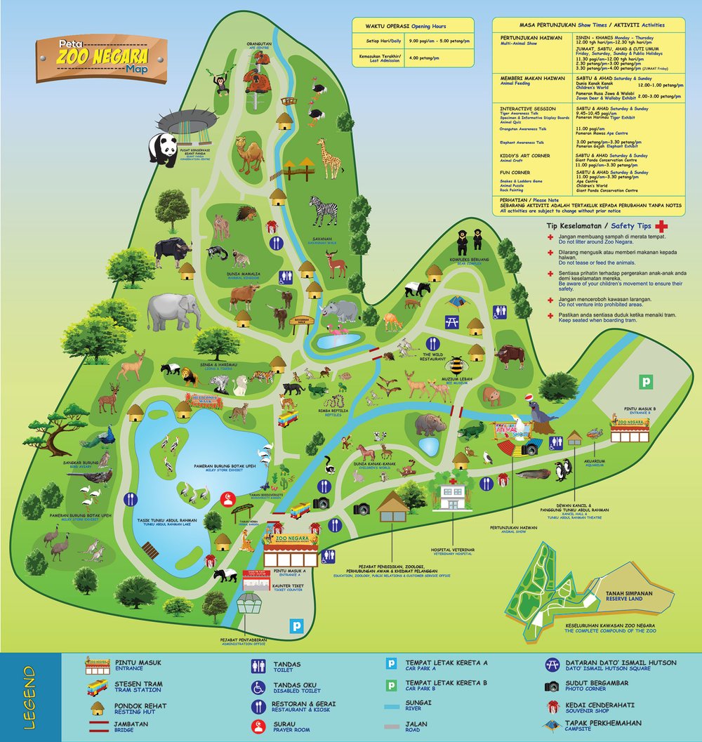 zoo negara map review