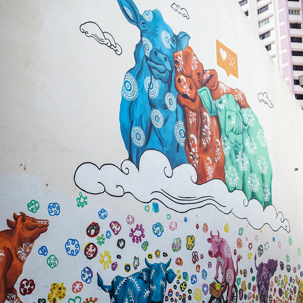 Little India Cow Mural