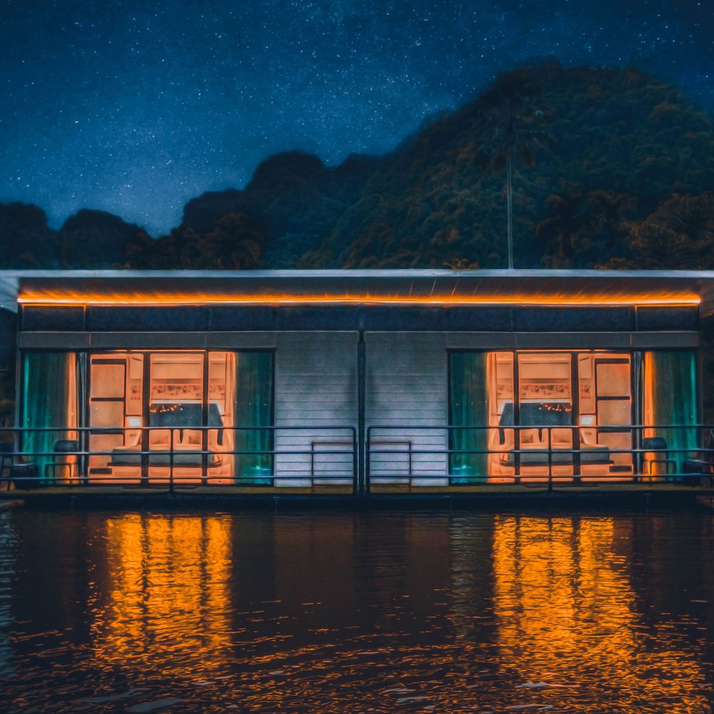 floating chalet lost world of tambun glamping