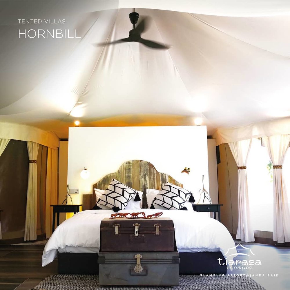 tiarasa escapes hornbill tented villa