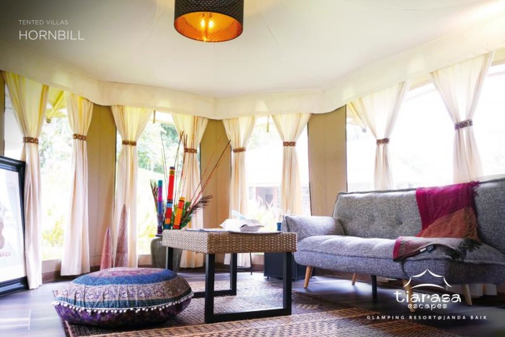 tiarasa escapes hornbill tented villa