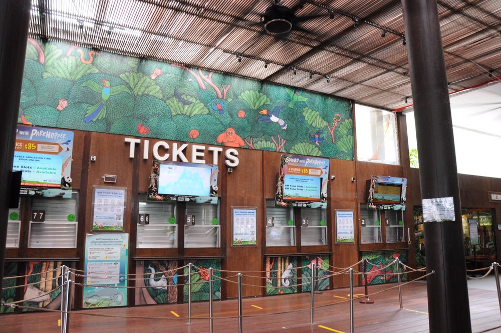 singapore zoo ticket booth