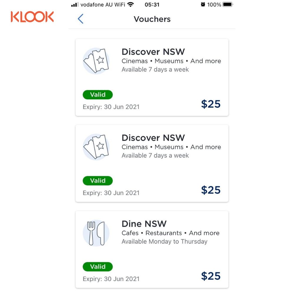 Dine & Discover NSW Vouchers - step by step guide on how to apply